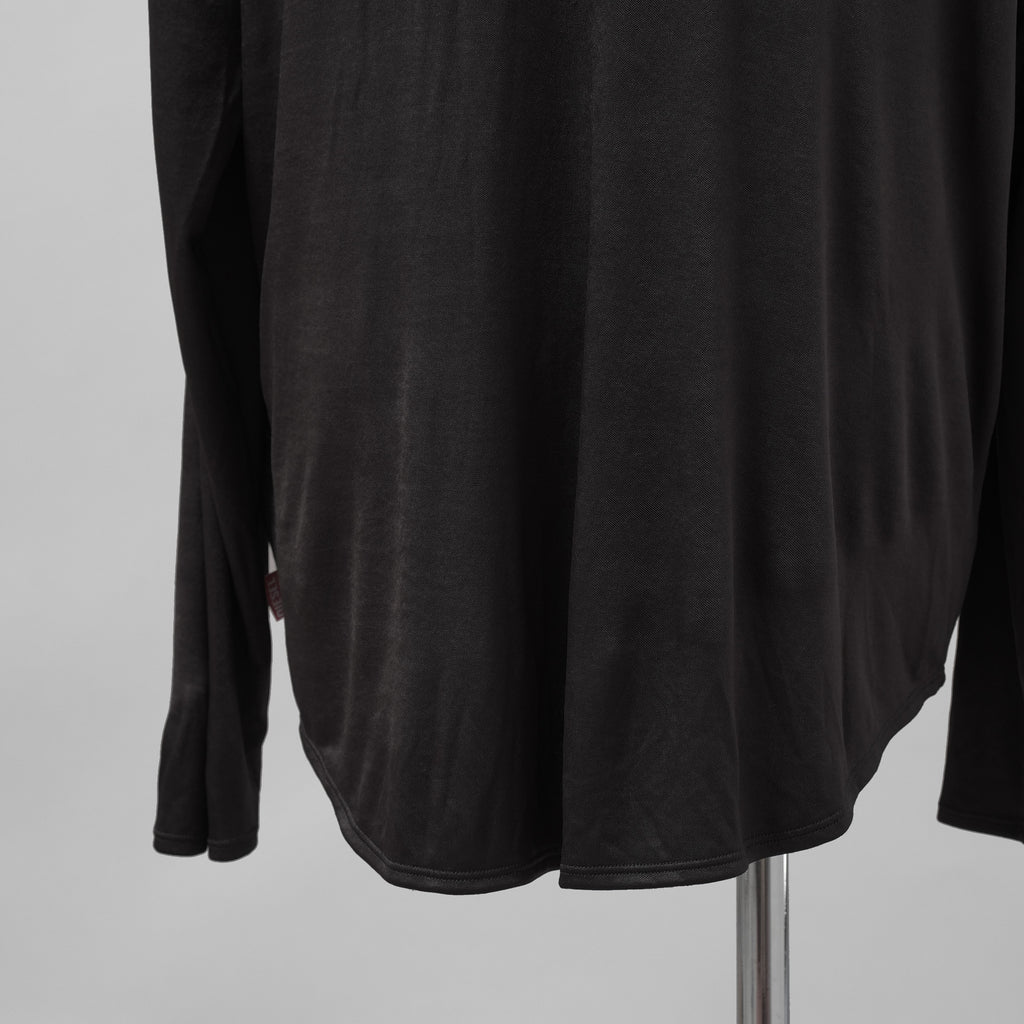 DIESEL ディーゼル / 美品 23AW S-FREDRIC-PLAIN 長袖シャツ / A181730SPAC / size 48 (BLACK)