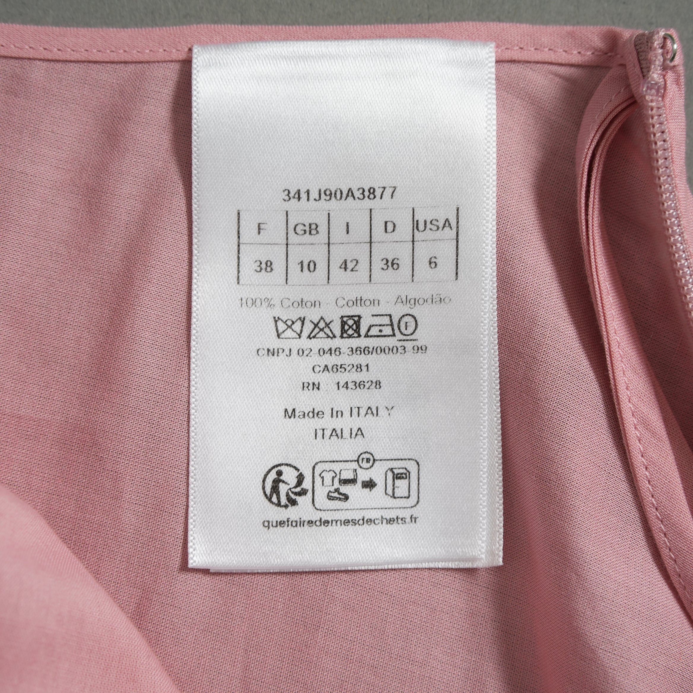 Christian Dior クリスチャンディオール / 23SS 美品 ディオリビエラ 京都 限定 トワルドジュイ フレアスカート / ミディスカート / 341J90A3877 / size 38 (PINK) レディース
