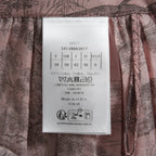 Christian Dior クリスチャンディオール / 23SS 美品 ディオリビエラ 京都 限定 トワルドジュイ フレアスカート / ミディスカート / 341J90A3877 / size 38 (PINK) レディース