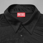DIESEL ディーゼル / 美品 23AW S-FREDRIC-PLAIN 長袖シャツ / A181730SPAC / size 48 (BLACK)