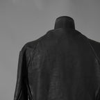 超希少 新品 incarnation インカネーション / 24AW HEAVY WEIGHT BABY CALF LEAHER LAPELLESS JACKET LINED JJK-1 WITH SHEARLING COLLAR ヘヴィーベビーカーフ レザー ジャケット /