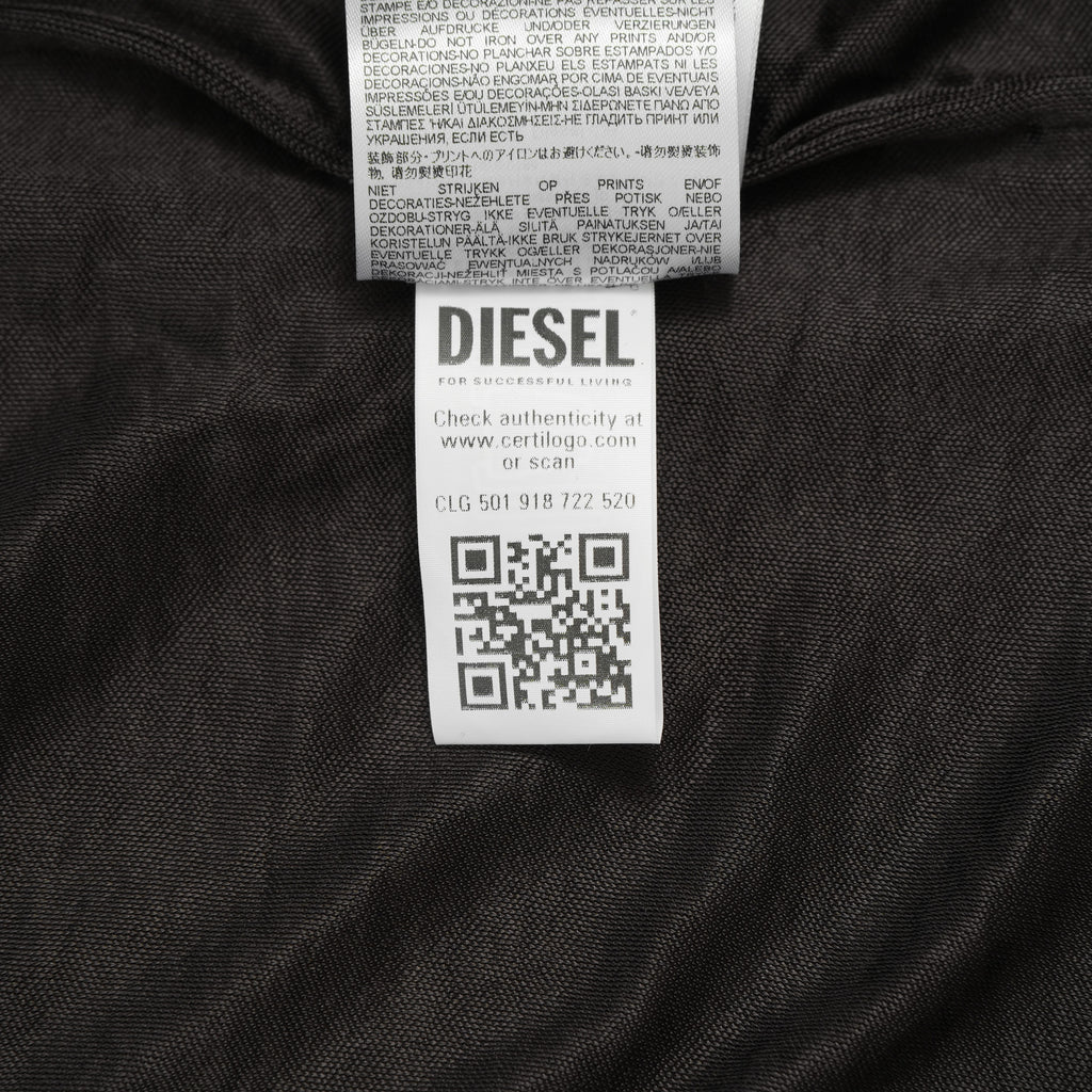 DIESEL ディーゼル / 美品 23AW S-FREDRIC-PLAIN 長袖シャツ / A181730SPAC / size 48 (BLACK)