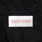 VALENTINO ヴァレンティノ / 22SS 美品 レース切替 ボウフロント ペンシルドレス / ミディ丈 ワンピース / 1B3VAZC6360 / size 38 (BLACK) レディース