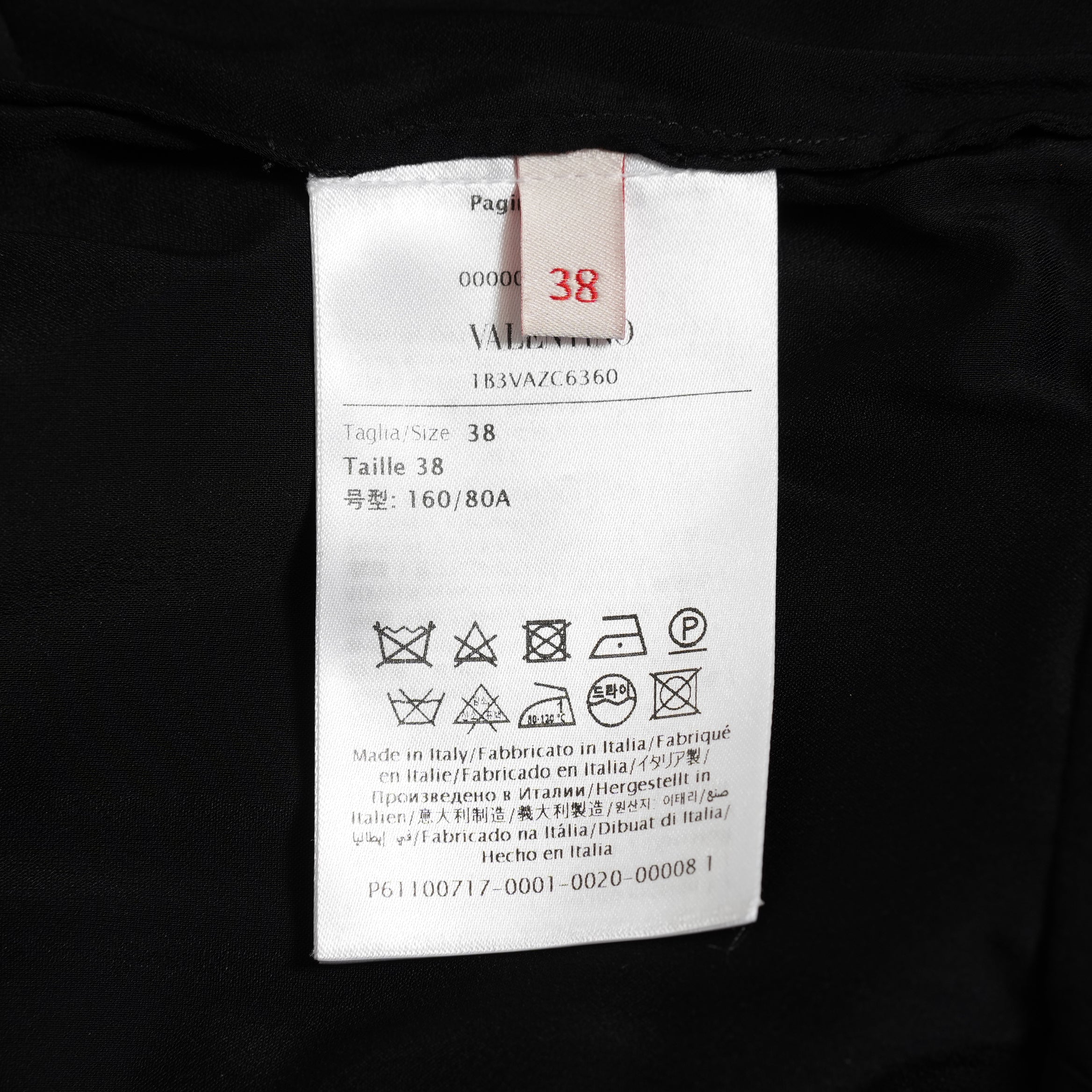 VALENTINO ヴァレンティノ / 22SS 美品 レース切替 ボウフロント ペンシルドレス / ミディ丈 ワンピース / 1B3VAZC6360 / size 38 (BLACK) レディース