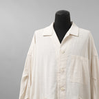 The Viridi-anne ザ ヴィリディアン / 美品 25SS ピグメントプリント ビエラ ショップ コート / VI-3845-06 / size 3 (IVORY)