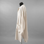 The Viridi-anne ザ ヴィリディアン / 美品 25SS ピグメントプリント ビエラ ショップ コート / VI-3845-06 / size 3 (IVORY)