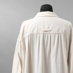 The Viridi-anne ザ ヴィリディアン / 美品 25SS ピグメントプリント ビエラ ショップ コート / VI-3845-06 / size 3 (IVORY)