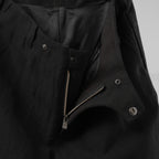 DEVOA デヴォア / 美品 24SS Slim Pants Wool Linen スリムパンツ ウール リネン パンツ / PTE-WLCS / size 2 (BLACK)