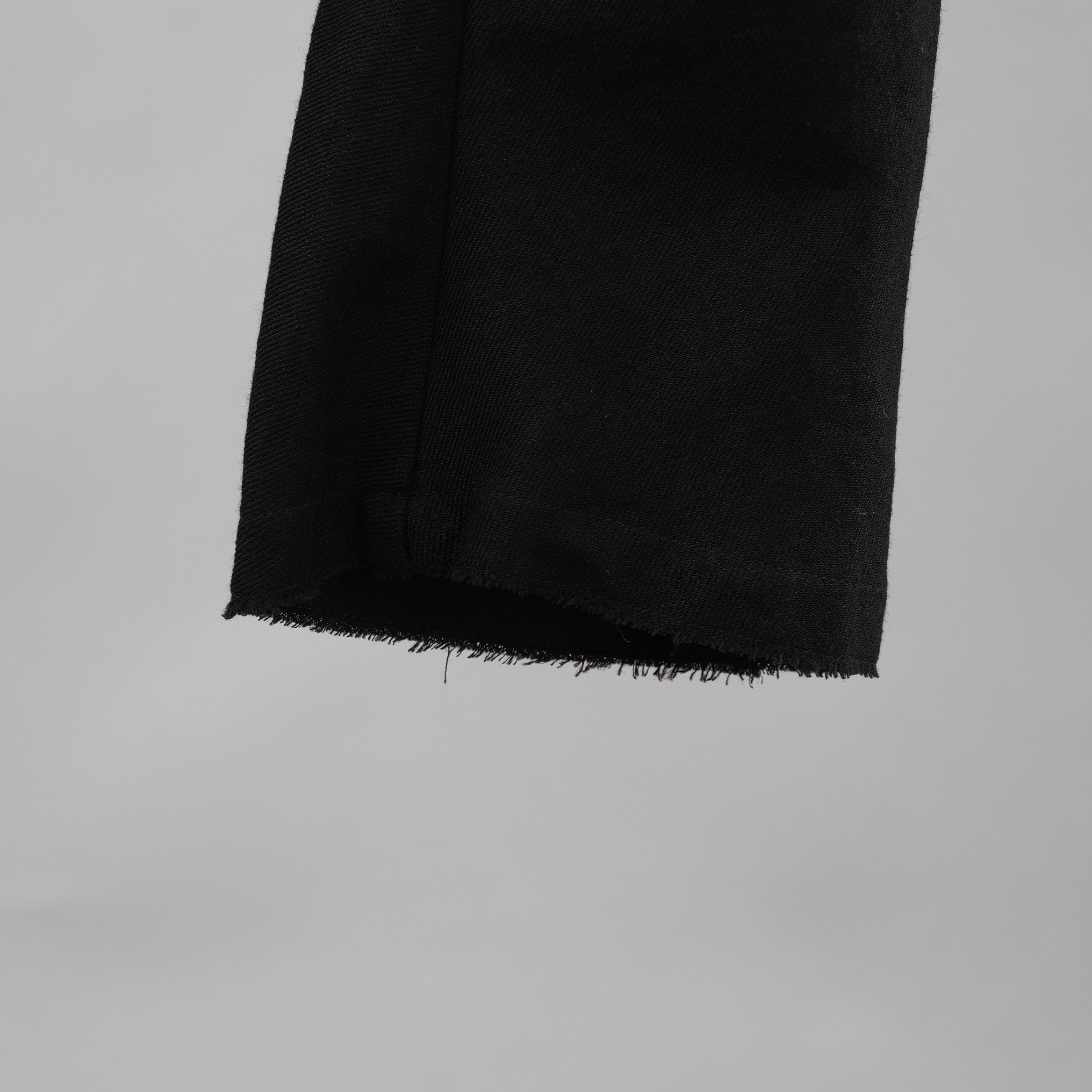 DEVOA デヴォア / 美品 24SS Slim Pants Wool Linen スリムパンツ ウール リネン パンツ / PTE-WLCS / size 2 (BLACK)