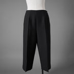 VALENTINO ヴァレンティノ / 22AW 美品 ウール キュロット パンツ センタープリーツ / MB3RB1961CF / size 40 (BLACK) レディース