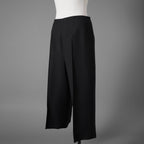 VALENTINO ヴァレンティノ / 22AW 美品 ウール キュロット パンツ センタープリーツ / MB3RB1961CF / size 40 (BLACK) レディース