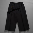 VALENTINO ヴァレンティノ / 22AW 美品 ウール キュロット パンツ センタープリーツ / MB3RB1961CF / size 40 (BLACK) レディース