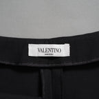 VALENTINO ヴァレンティノ / 22AW 美品 ウール キュロット パンツ センタープリーツ / MB3RB1961CF / size 40 (BLACK) レディース