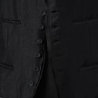 bajra バジュラ / 美品 26SS リネンカールマイヤー ベスト / 161BV01 / size 3 (BLACK) 352175-in-ue