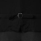 bajra バジュラ / 美品 26SS リネンカールマイヤー ベスト / 161BV01 / size 3 (BLACK) 352175-in-ue
