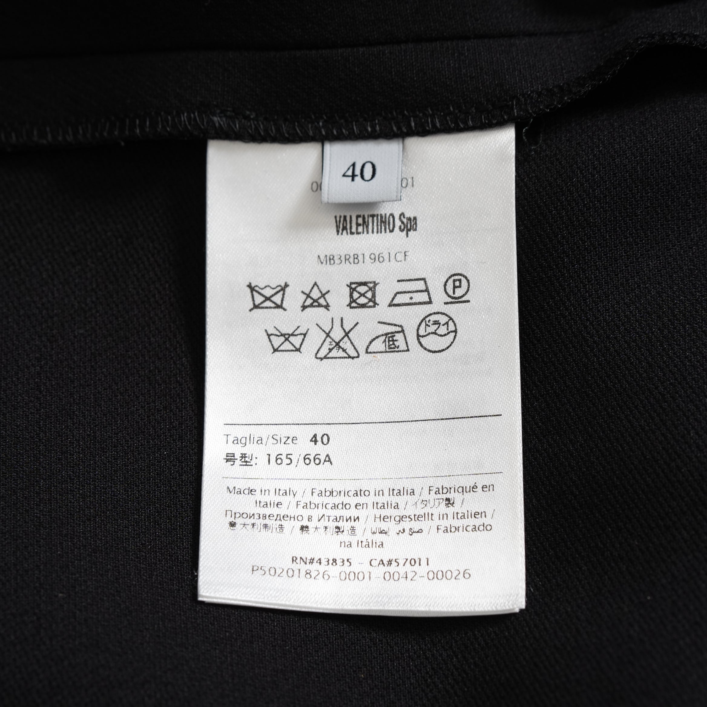 VALENTINO ヴァレンティノ / 22AW 美品 ウール キュロット パンツ センタープリーツ / MB3RB1961CF / size 40 (BLACK) レディース