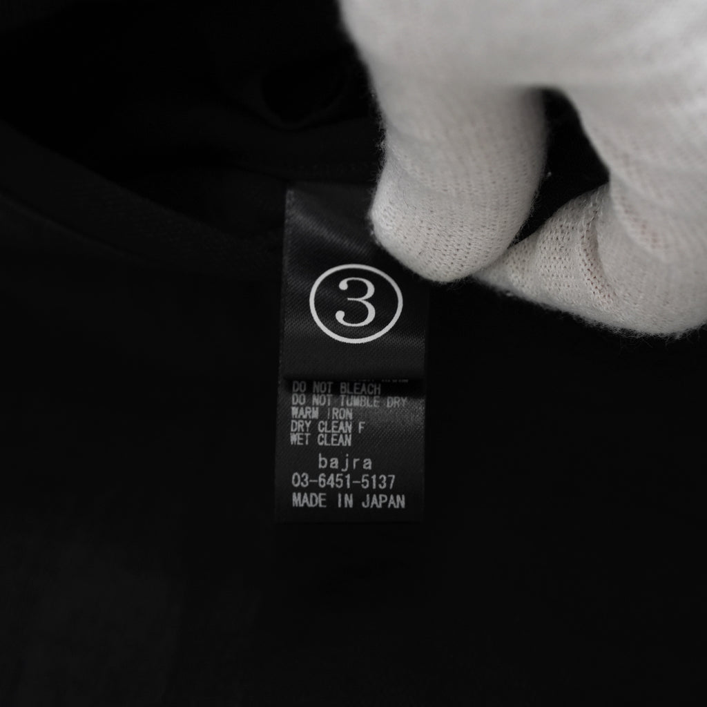 bajra バジュラ / 美品 26SS リネンカールマイヤー ベスト / 161BV01 / size 3 (BLACK) 352175-in-ue