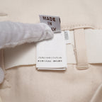 Brunello Cucinelli ブルネロ クチネリ/ 美品 20SS ベルト付きコットンツイルパンツ トラウザーズパンツ/ MA130P7032 / size 40 (IVORY) レディース