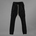 RICK OWENS DRKSHDW リックオウエンス ダークシャドウ / 美品 22SS MASTODON CUT GARGO PANTS マストドン カット カーゴ パンツ / DU-1B7386-SBB / size S (BLACK) 352176-in-ue