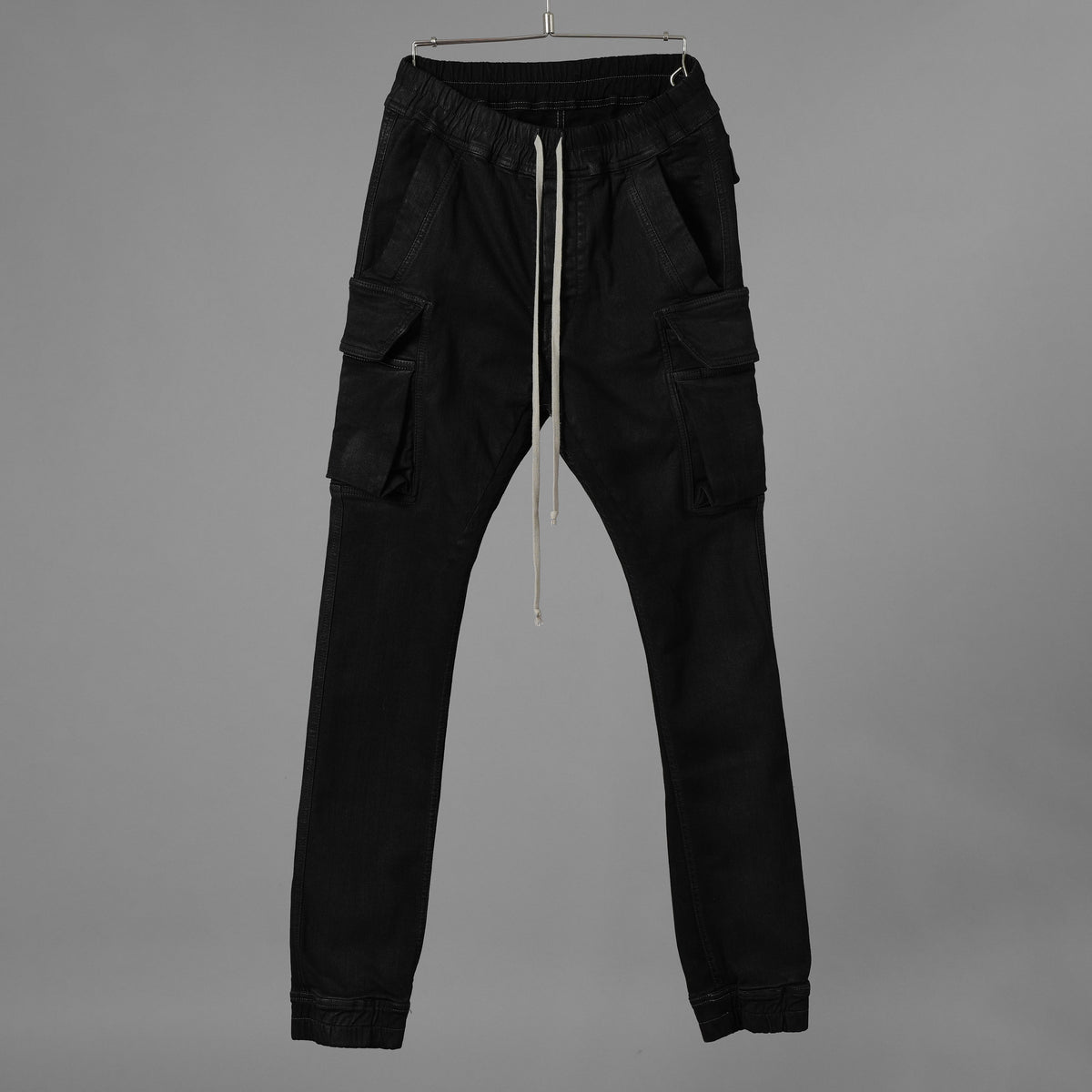 RICK OWENS DRKSHDW リックオウエンス ダークシャドウ / 美品 22SS MASTODON CUT GARGO PANTS マストドン カット カーゴ パンツ / DU-1B7386-SBB / size S (BLACK) 352176-in-ue