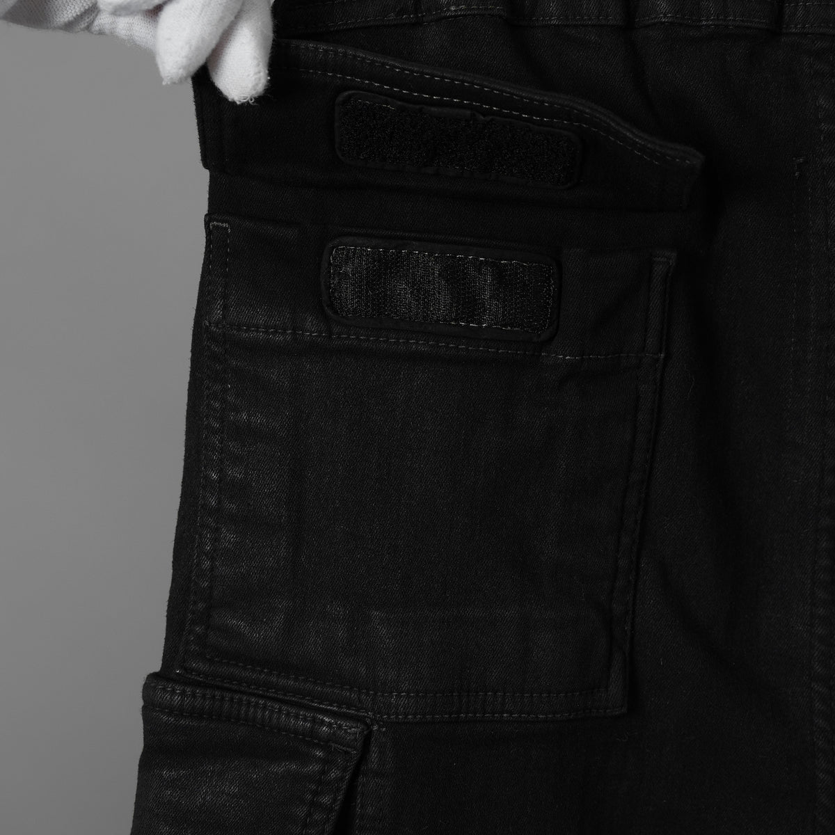 RICK OWENS DRKSHDW リックオウエンス ダークシャドウ / 美品 22SS MASTODON CUT GARGO PANTS マストドン カット カーゴ パンツ / DU-1B7386-SBB / size S (BLACK) 352176-in-ue