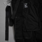 RICK OWENS DRKSHDW リックオウエンス ダークシャドウ / 美品 22SS MASTODON CUT GARGO PANTS マストドン カット カーゴ パンツ / DU-1B7386-SBB / size S (BLACK) 352176-in-ue
