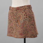 未使用 ETRO エトロ / 21AW Paisley wool and silk blend skort ショートパンツ / 212-18206-0604 / size 42 (BEIGE) レディース