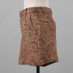 未使用 ETRO エトロ / 21AW Paisley wool and silk blend skort ショートパンツ / 212-18206-0604 / size 42 (BEIGE) レディース