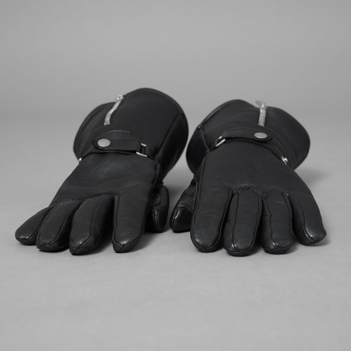 ISAMU KATAYAMA BACKLASH イサムカタヤマ バックラッシュ / ディアスキン モーターサイクルグローブ ロングタイプ 鹿革 / size M (BLACK) アクセサリー 123066-alm