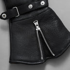 ISAMU KATAYAMA BACKLASH イサムカタヤマ バックラッシュ / ディアスキン モーターサイクルグローブ ロングタイプ 鹿革 / size M (BLACK) アクセサリー 123066-alm