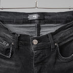 AMIRI アミリ / 美品 ブラッククラッシュスキニージーンズ デニム パンツ / size 30 (BLACK)