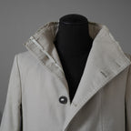新品 BORIS BIDJAN SABERI ボリスビジャンサベリ / 22SS COAT1. MID FIFI0003 / ミドルコート / size XS (LIGHT GREY)