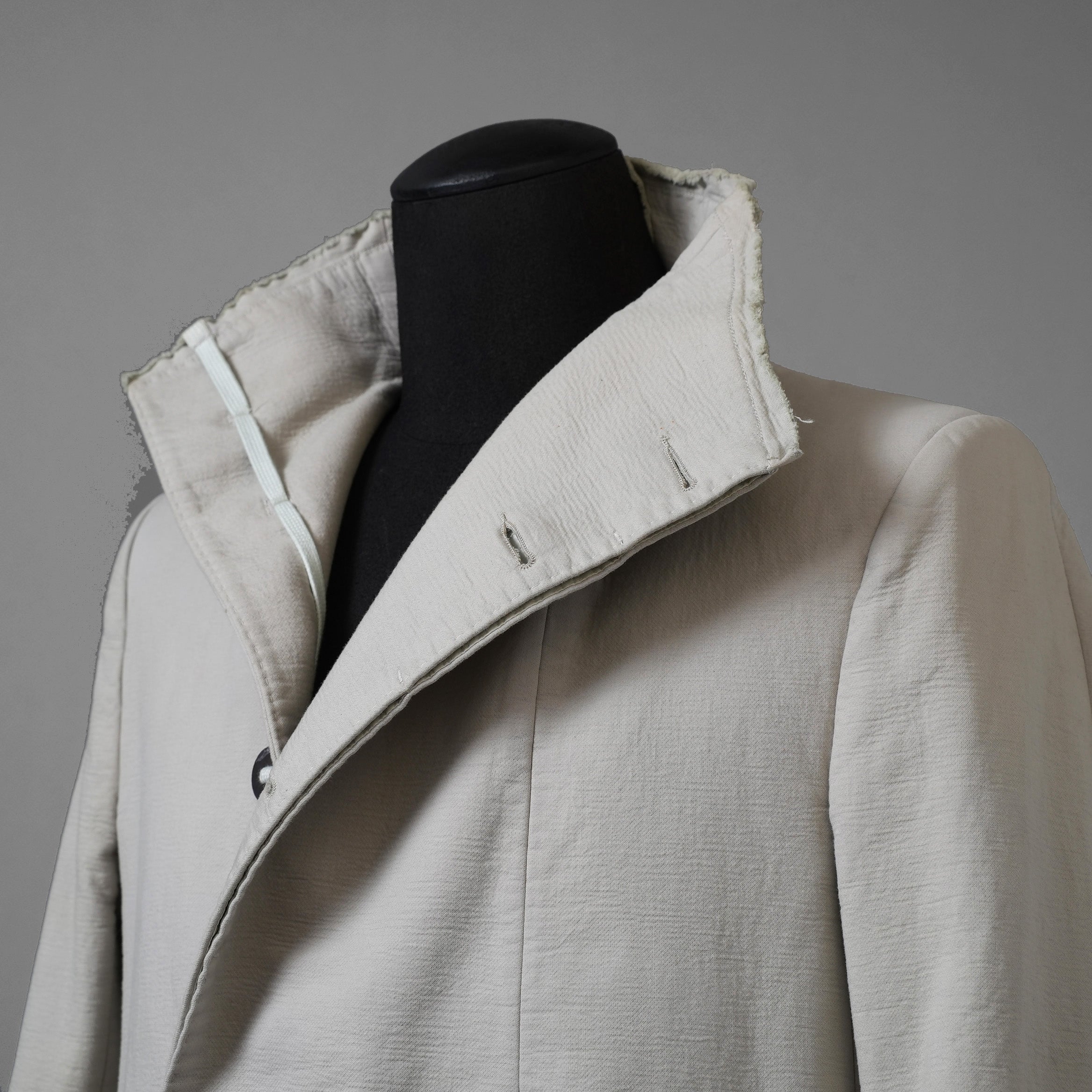 新品 BORIS BIDJAN SABERI ボリスビジャンサベリ / 22SS COAT1. MID FIFI0003 / ミドルコート / size XS (LIGHT GREY)
