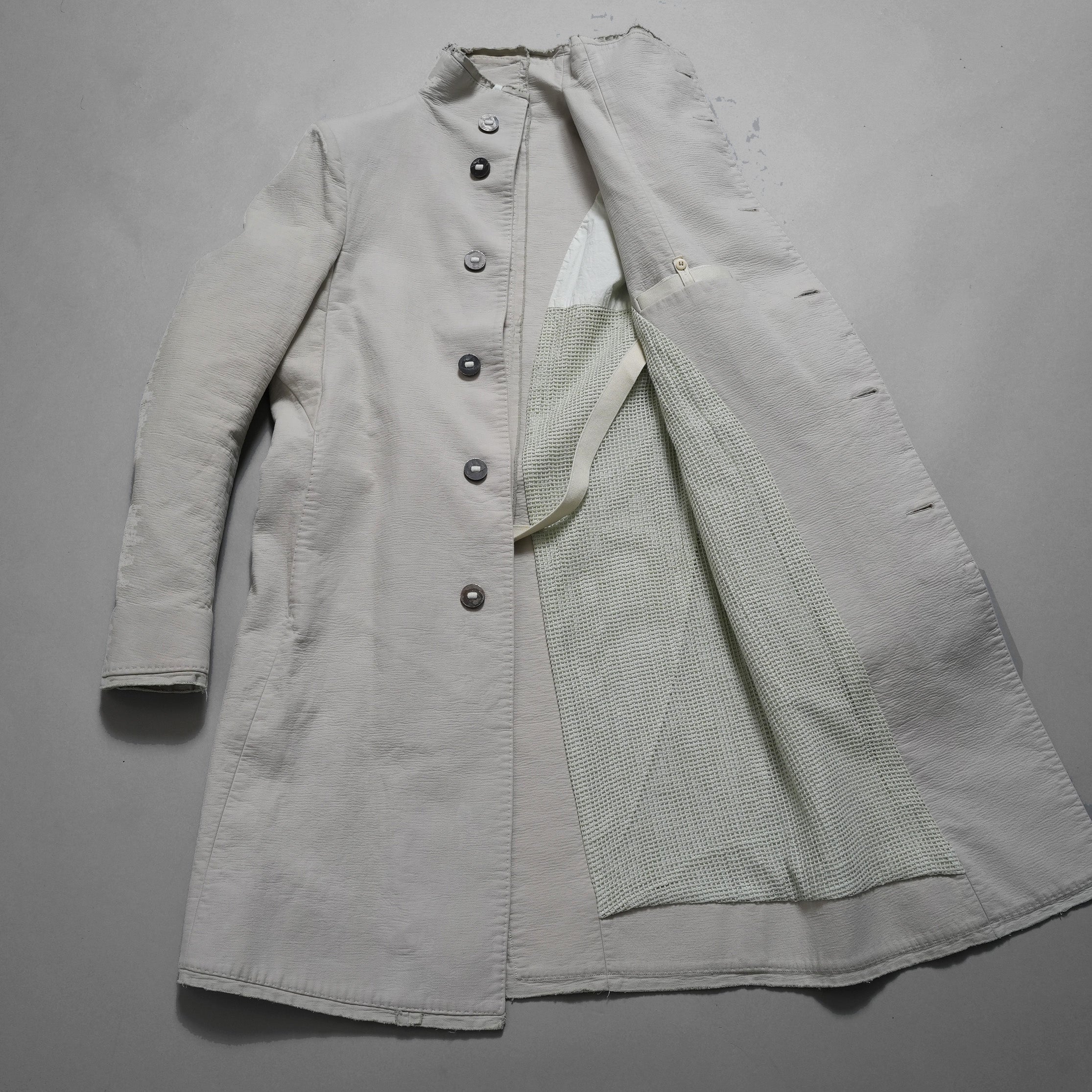 新品 BORIS BIDJAN SABERI ボリスビジャンサベリ / 22SS COAT1. MID FIFI0003 / ミドルコート / size XS (LIGHT GREY)