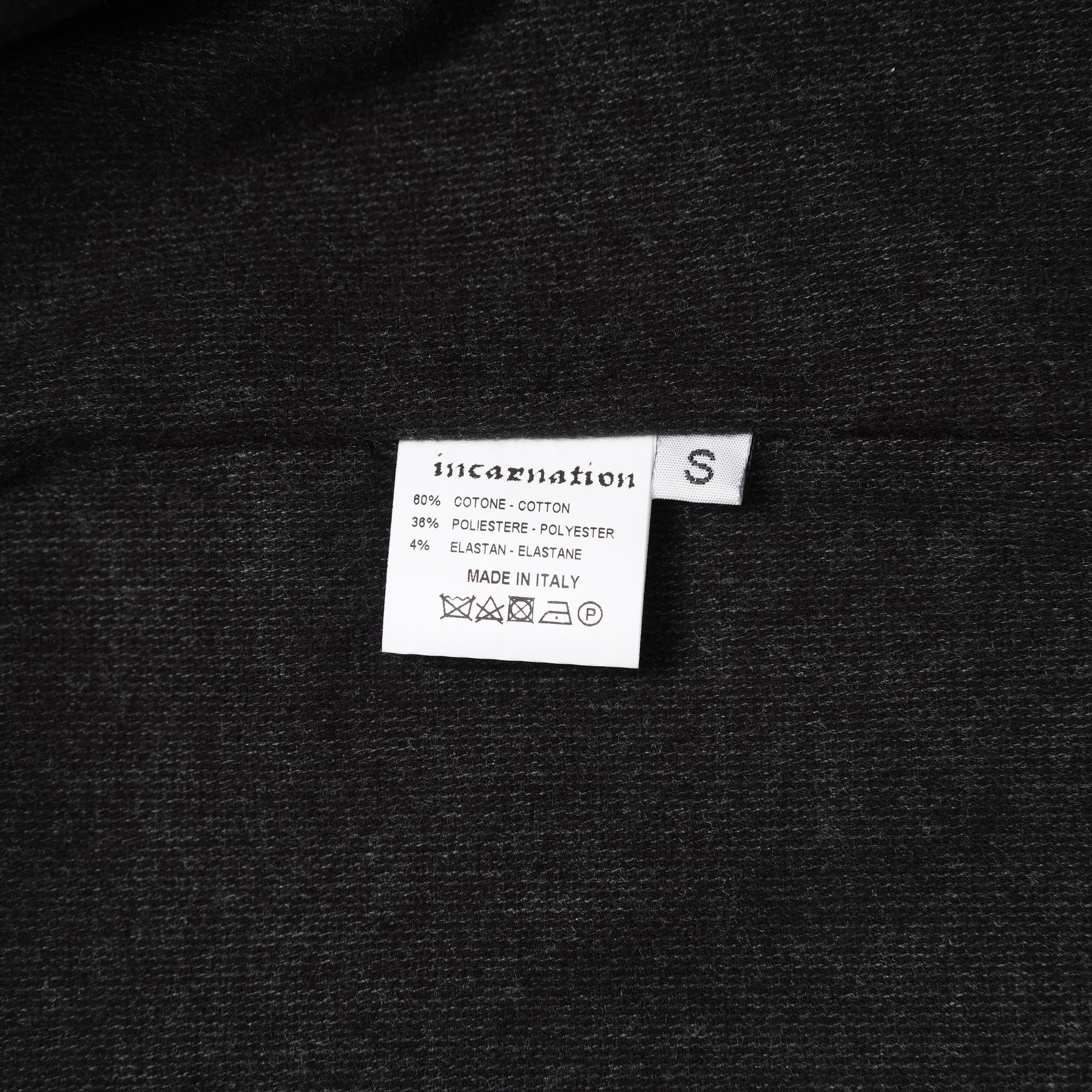 新品 incarnation インカネーション / 24AW LAPELLESS JACKET LINED JJK-1 ジャケット / 71-1190 / size S (BLACK)