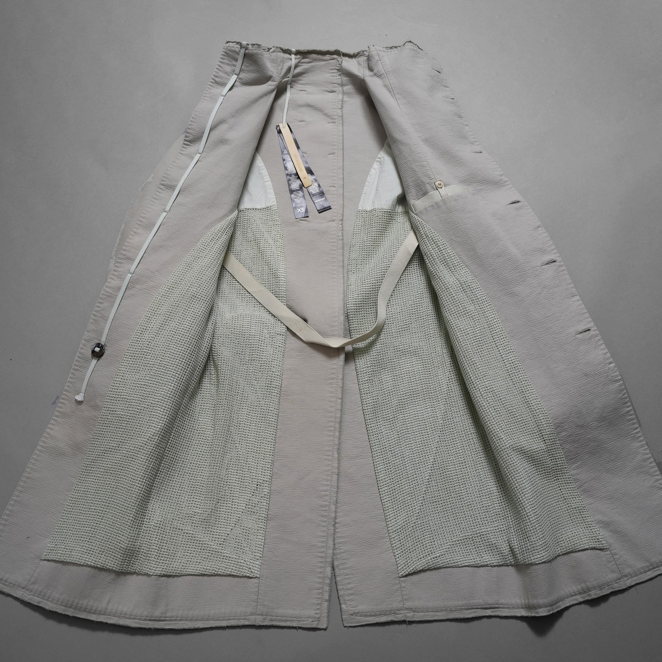 新品 BORIS BIDJAN SABERI ボリスビジャンサベリ / 22SS COAT1. MID FIFI0003 / ミドルコート / size XS (LIGHT GREY)