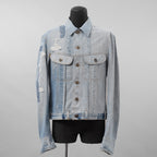 GREG LAUREN グレッグローレン / 18SS VINTAGE DENIM TRUCKER JACKET デニム ジャケット / FM018 DBLU / size 2 (INDIGO)