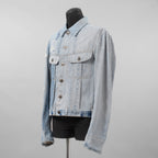 GREG LAUREN グレッグローレン / 18SS VINTAGE DENIM TRUCKER JACKET デニム ジャケット / FM018 DBLU / size 2 (INDIGO)