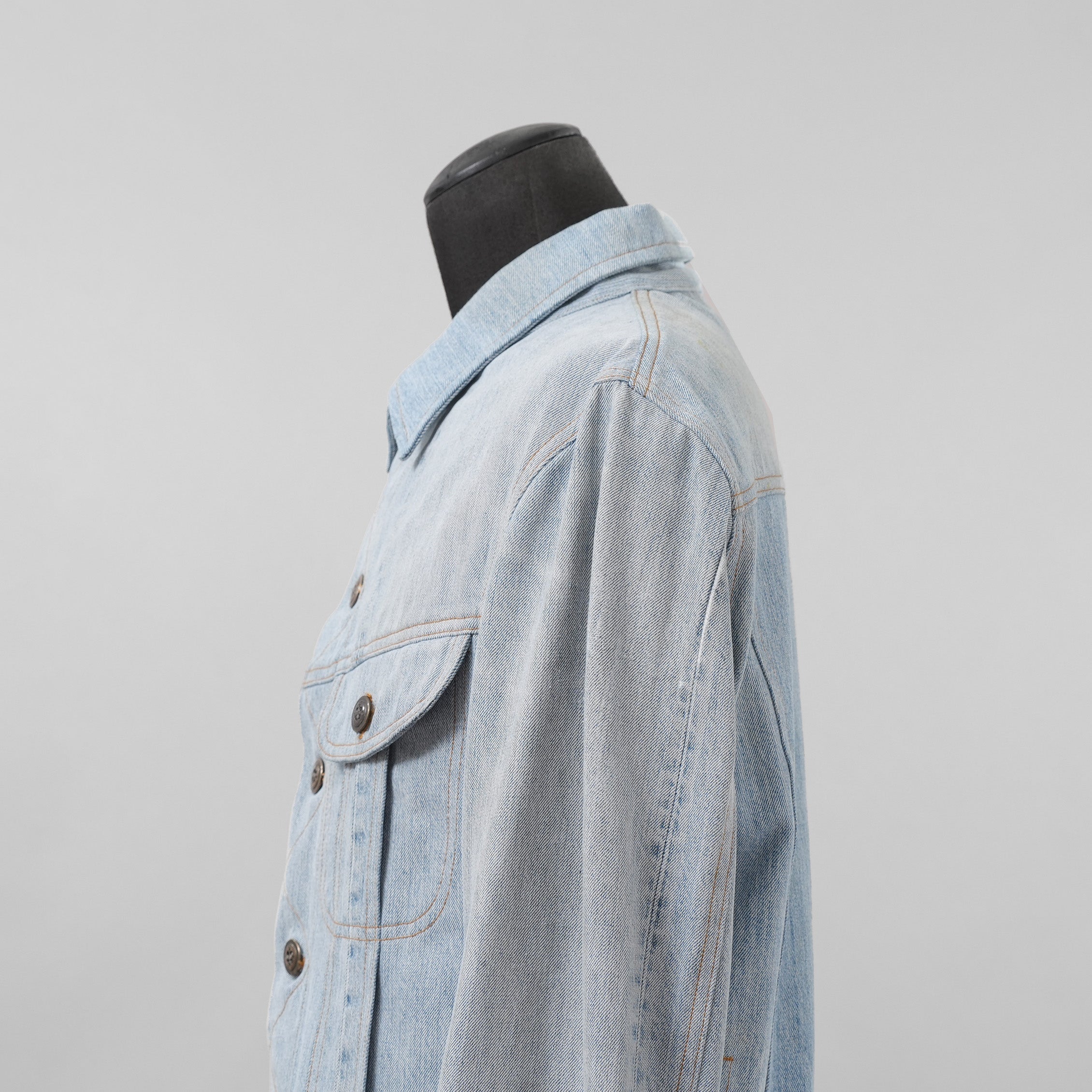 GREG LAUREN グレッグローレン / 18SS VINTAGE DENIM TRUCKER JACKET デニム ジャケット / FM018 DBLU / size 2 (INDIGO)