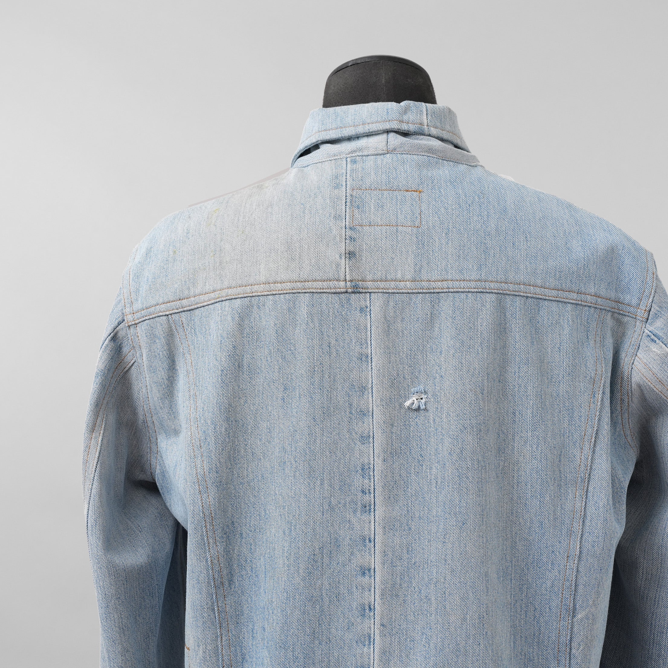 GREG LAUREN グレッグローレン / 18SS VINTAGE DENIM TRUCKER JACKET デニム ジャケット / FM018 DBLU / size 2 (INDIGO)
