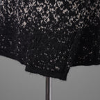 MM6 Maison Margiela メゾン マルジェラ / 25AW 美品ウール チェックニット / S52HL0051 /size S (BLACK/BEIGE）