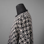 MM6 Maison Margiela メゾン マルジェラ / 25AW 美品ウール チェックニット / S52HL0051 /size S (BLACK/BEIGE）