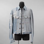GREG LAUREN グレッグローレン / 18SS VINTAGE DENIM TRUCKER JACKET デニム ジャケット / FM018 DBLU / size 2 (INDIGO)
