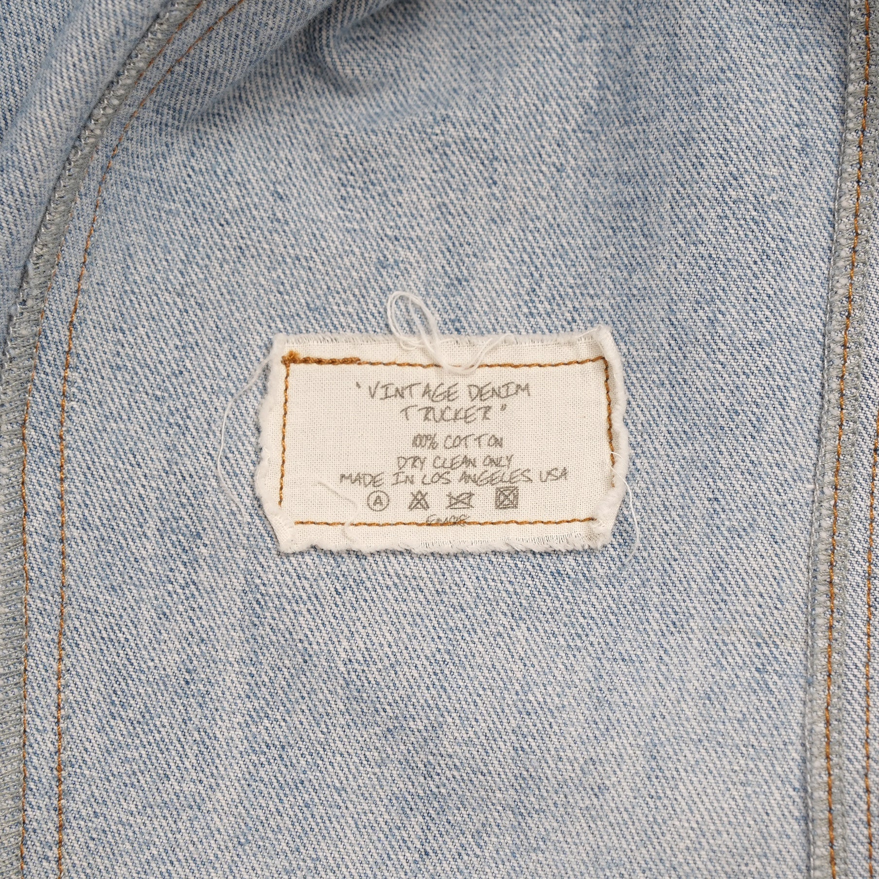 GREG LAUREN グレッグローレン / 18SS VINTAGE DENIM TRUCKER JACKET デニム ジャケット / FM018 DBLU / size 2 (INDIGO)
