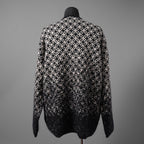 MM6 Maison Margiela メゾン マルジェラ / 25AW 美品ウール チェックニット / S52HL0051 /size S (BLACK/BEIGE）