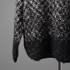 MM6 Maison Margiela メゾン マルジェラ / 25AW 美品ウール チェックニット / S52HL0051 /size S (BLACK/BEIGE）