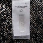 MM6 Maison Margiela メゾン マルジェラ / 25AW 美品ウール チェックニット / S52HL0051 /size S (BLACK/BEIGE）