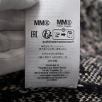 MM6 Maison Margiela メゾン マルジェラ / 25AW 美品ウール チェックニット / S52HL0051 /size S (BLACK/BEIGE）