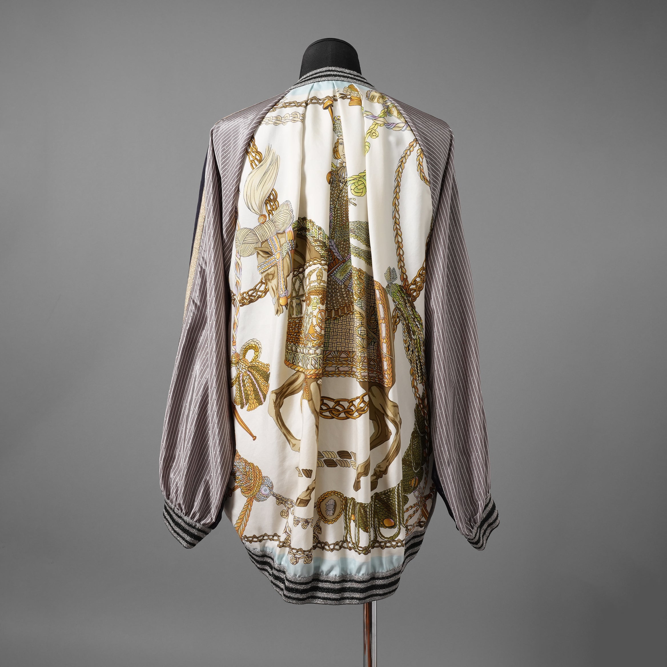 一点物 SHARE SPIRIT シェアースピリット / 直営店限定 ブルゾン スカジャン / エルメス シルク / ジャケット / FA2132 / size S (MIX)