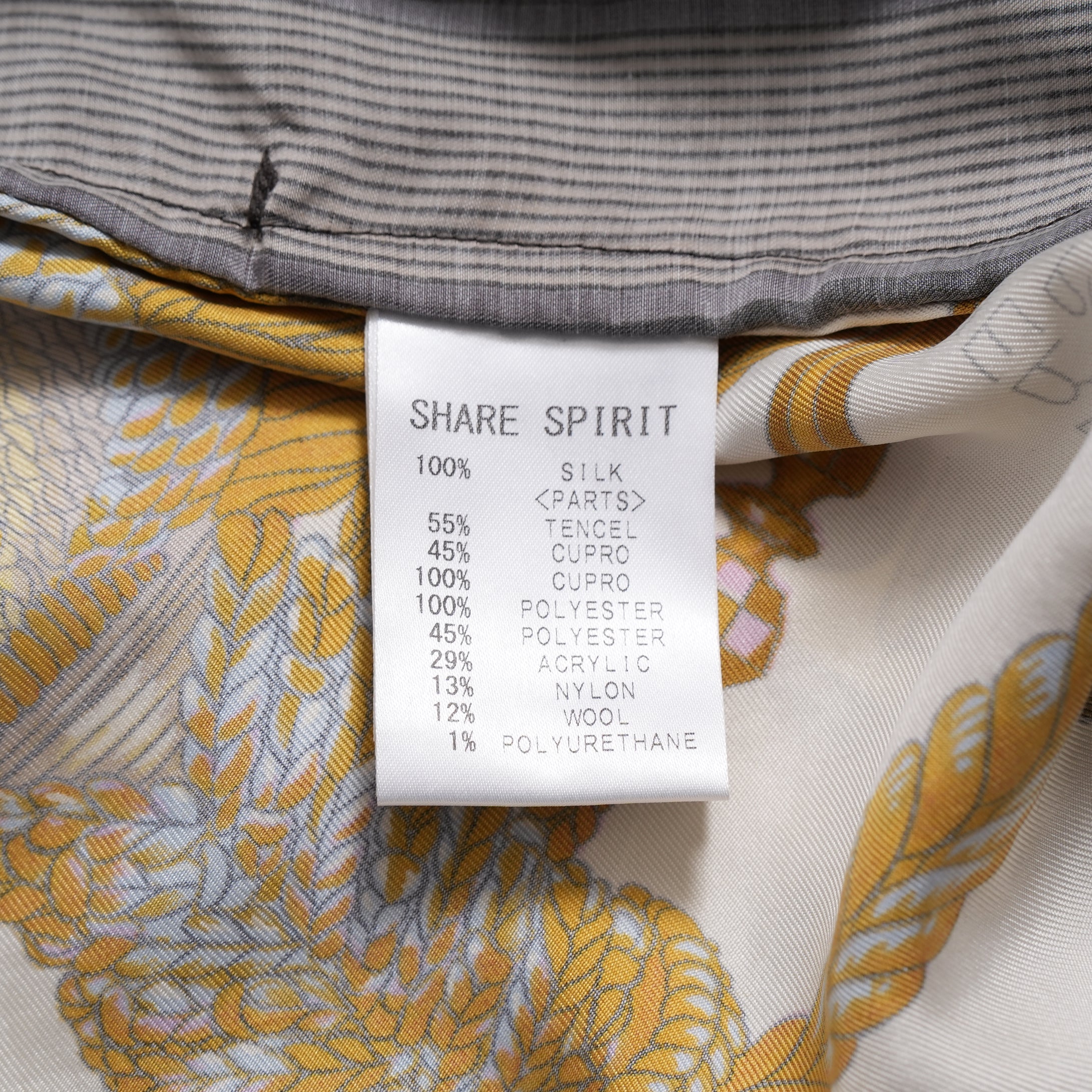 一点物 SHARE SPIRIT シェアースピリット / 直営店限定 ブルゾン スカジャン / エルメス シルク / ジャケット / FA2132 / size S (MIX)